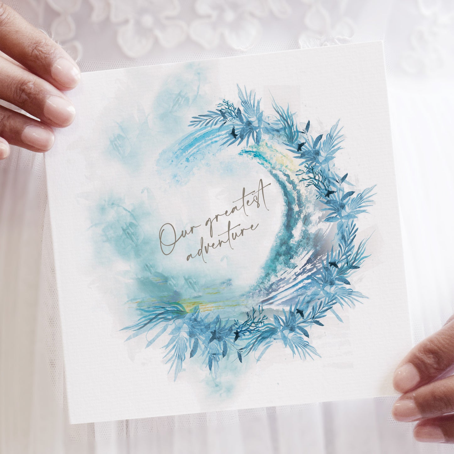 Ocean Road Wedding Invitation