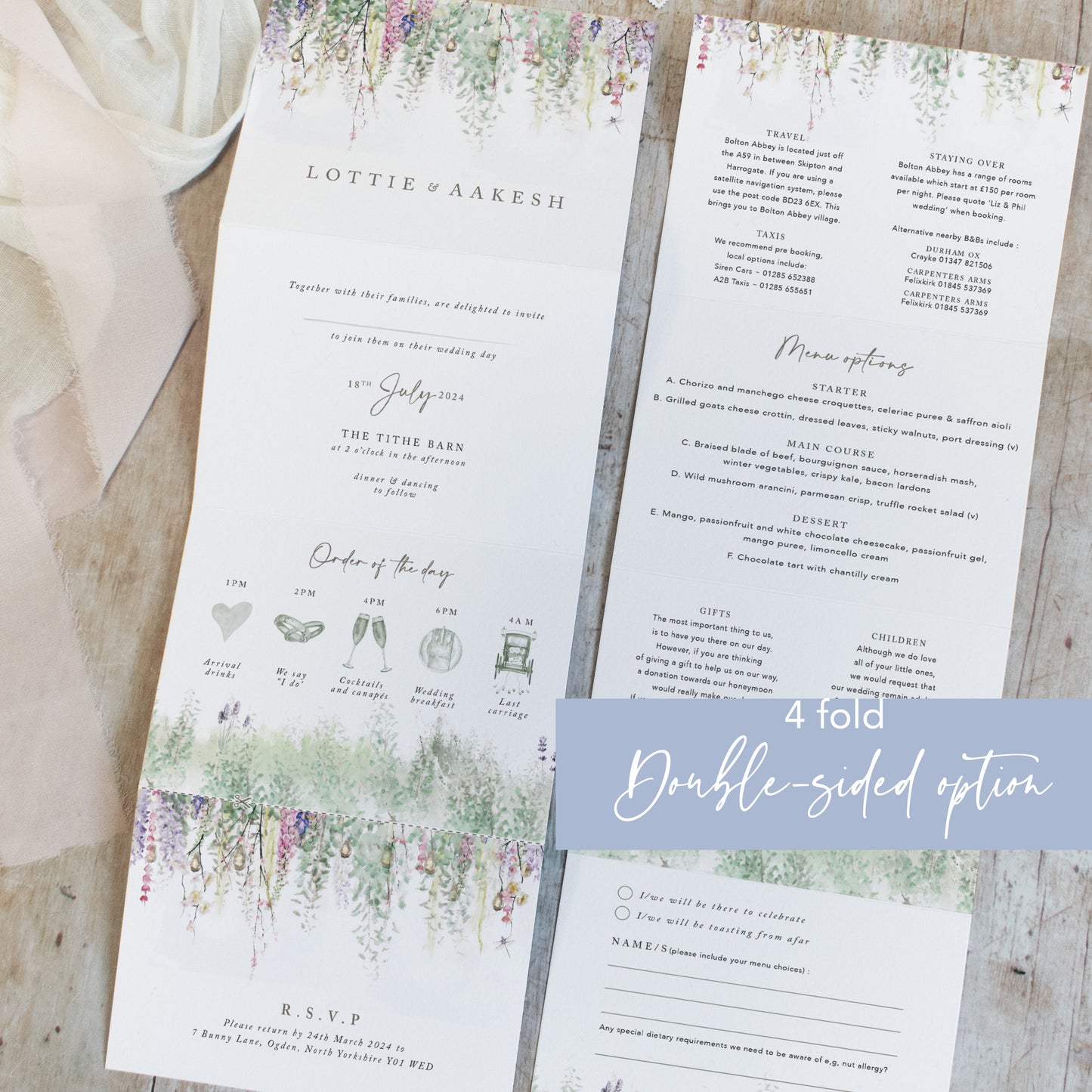 rustic wedding invites for a spring wedding