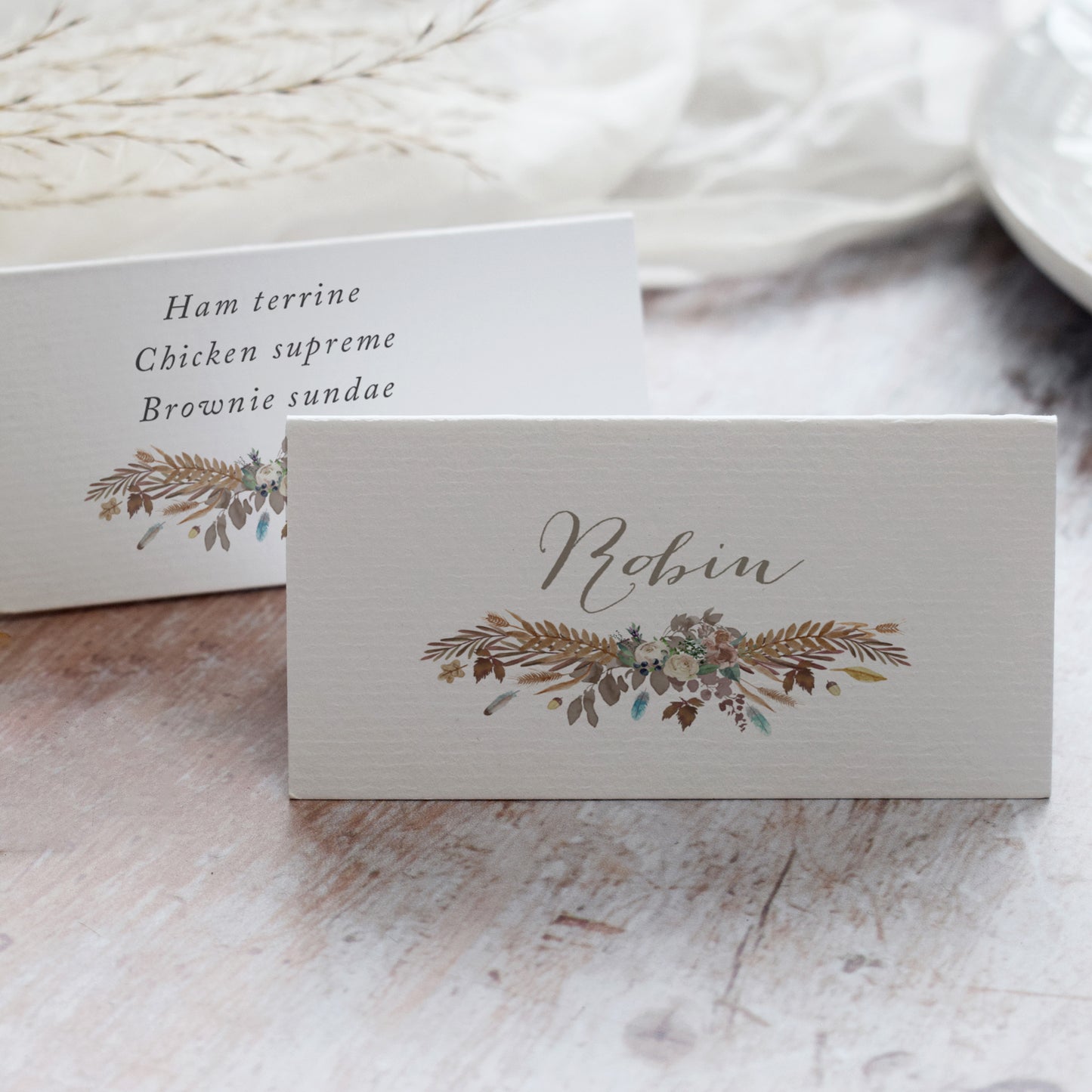 Highland Autumn Place Cards