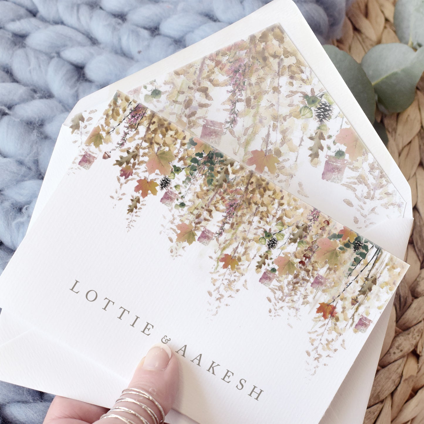 autumn wedding invitations\
