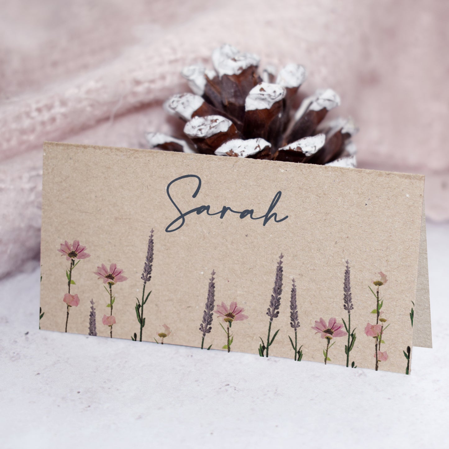 Whisper Kraft Place Cards