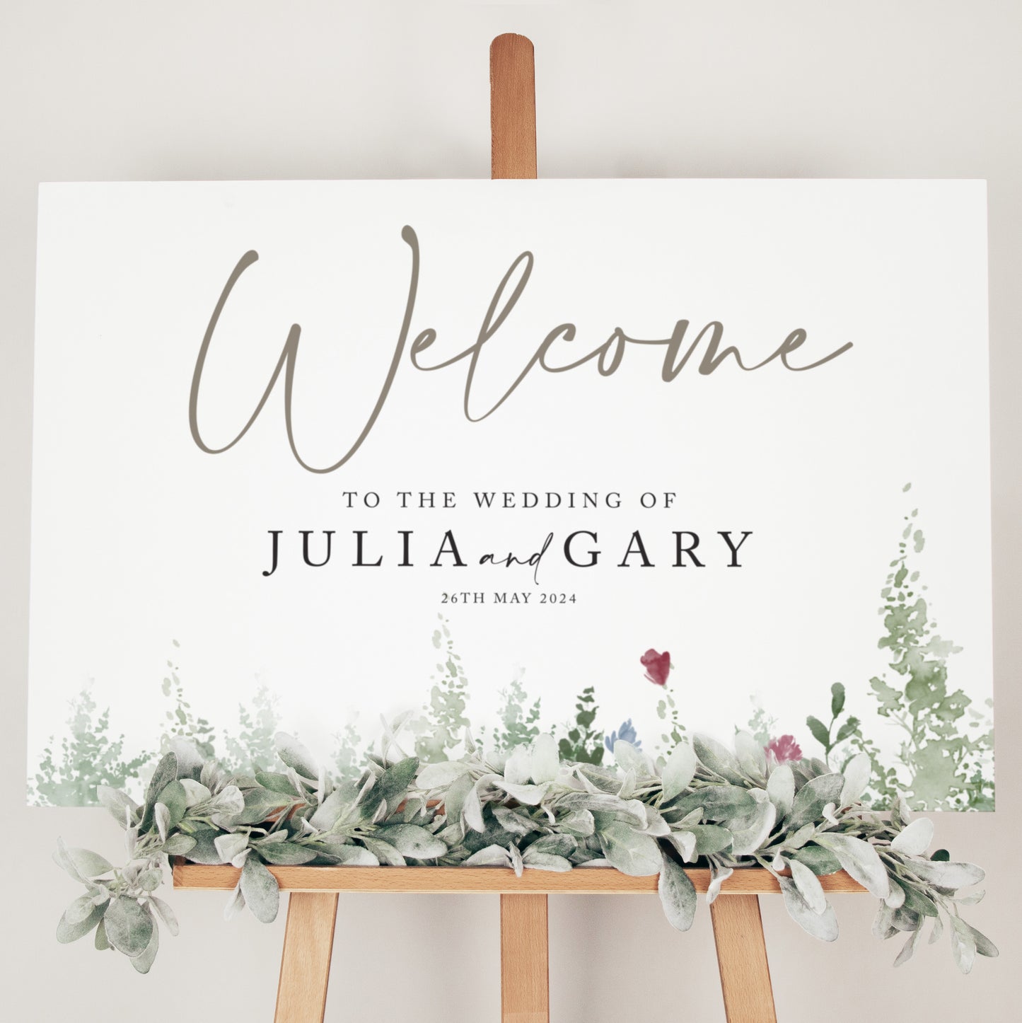 wedding welcome sign board