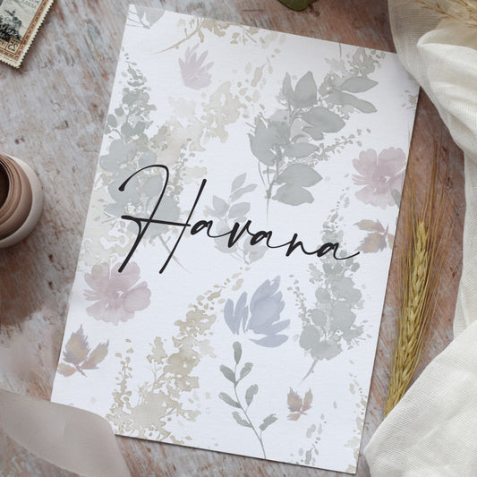 Autumnal Table Name Cards