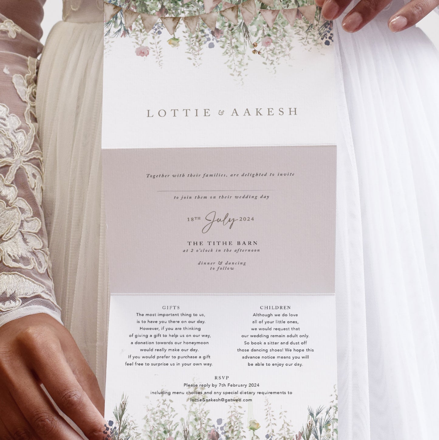 Barn wedding invites