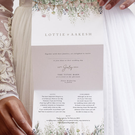 Barn wedding invites