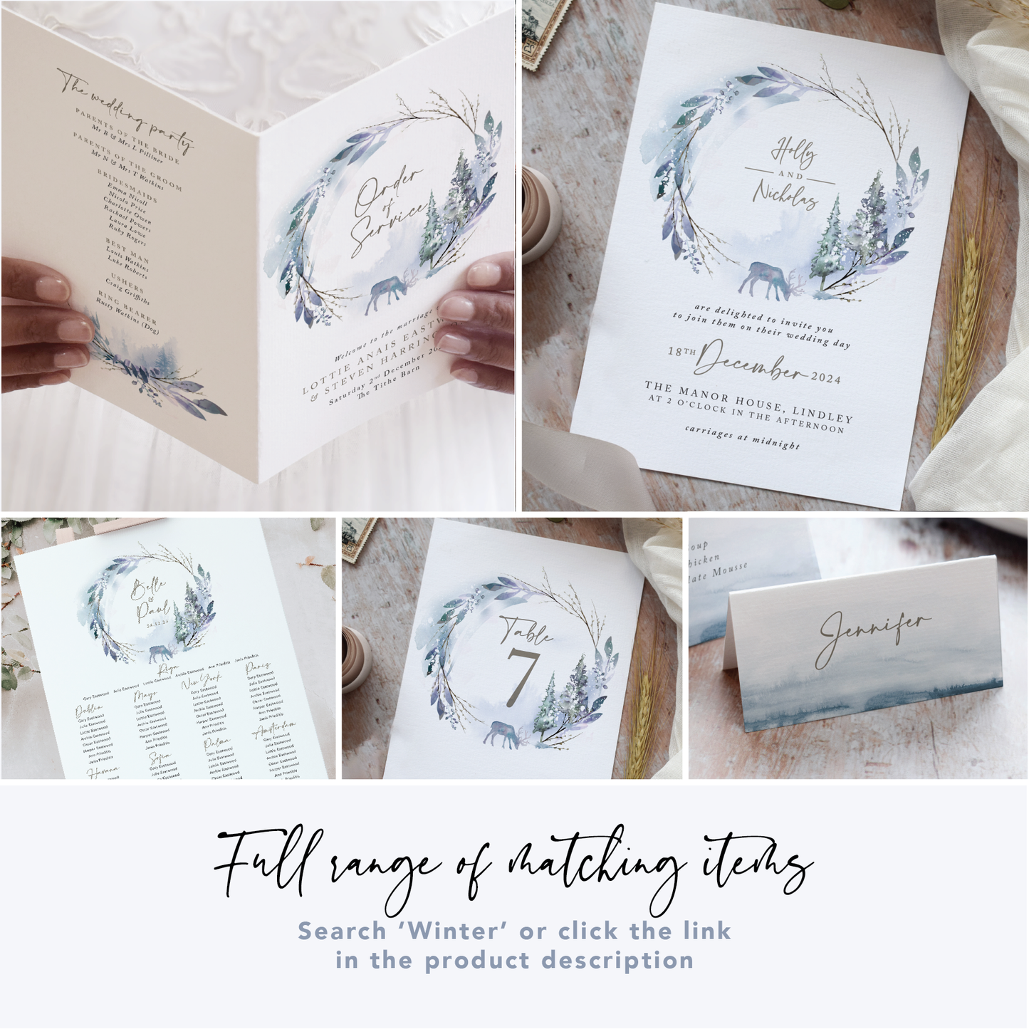 Winter Wedding Invitation