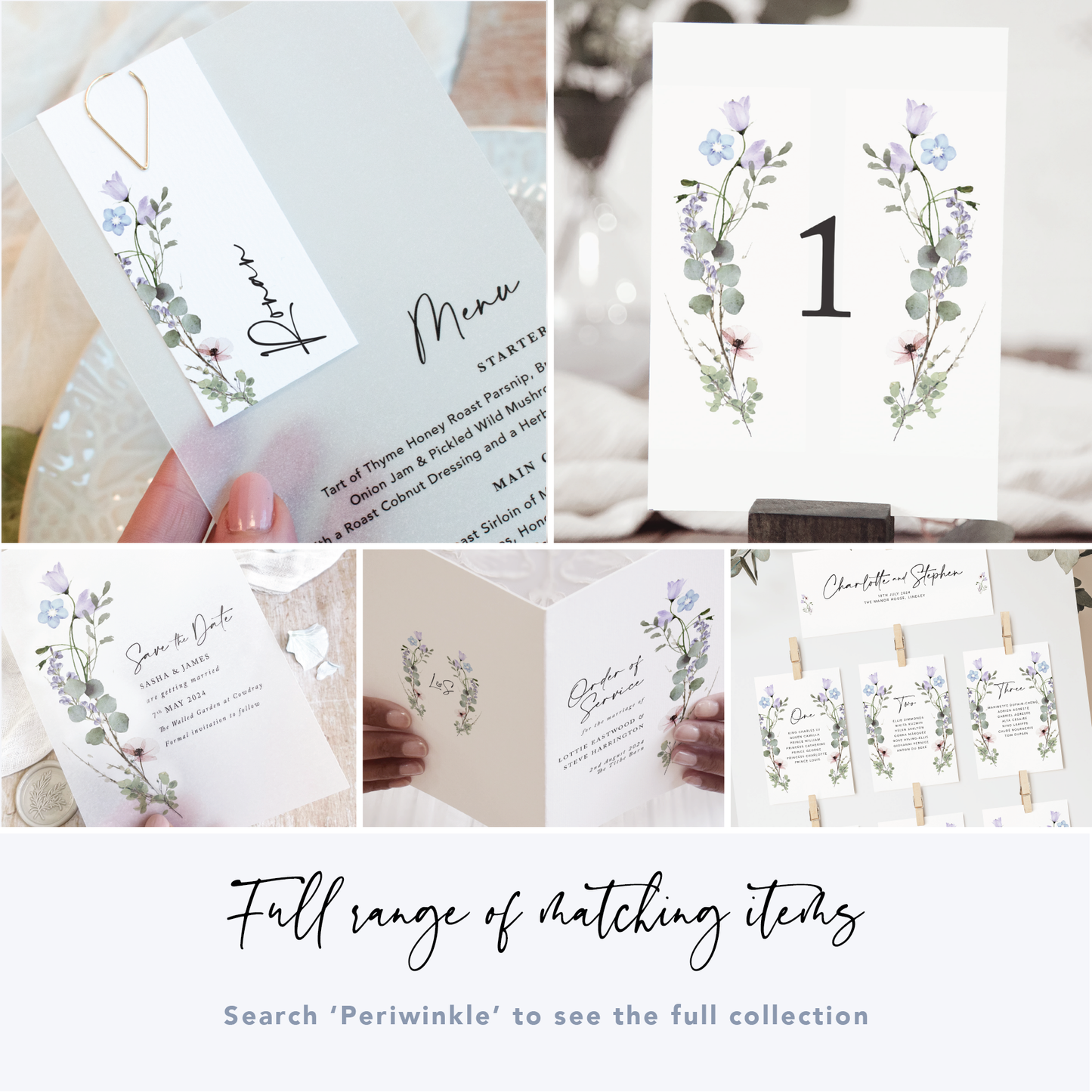 Periwinkle Vellum Wrap