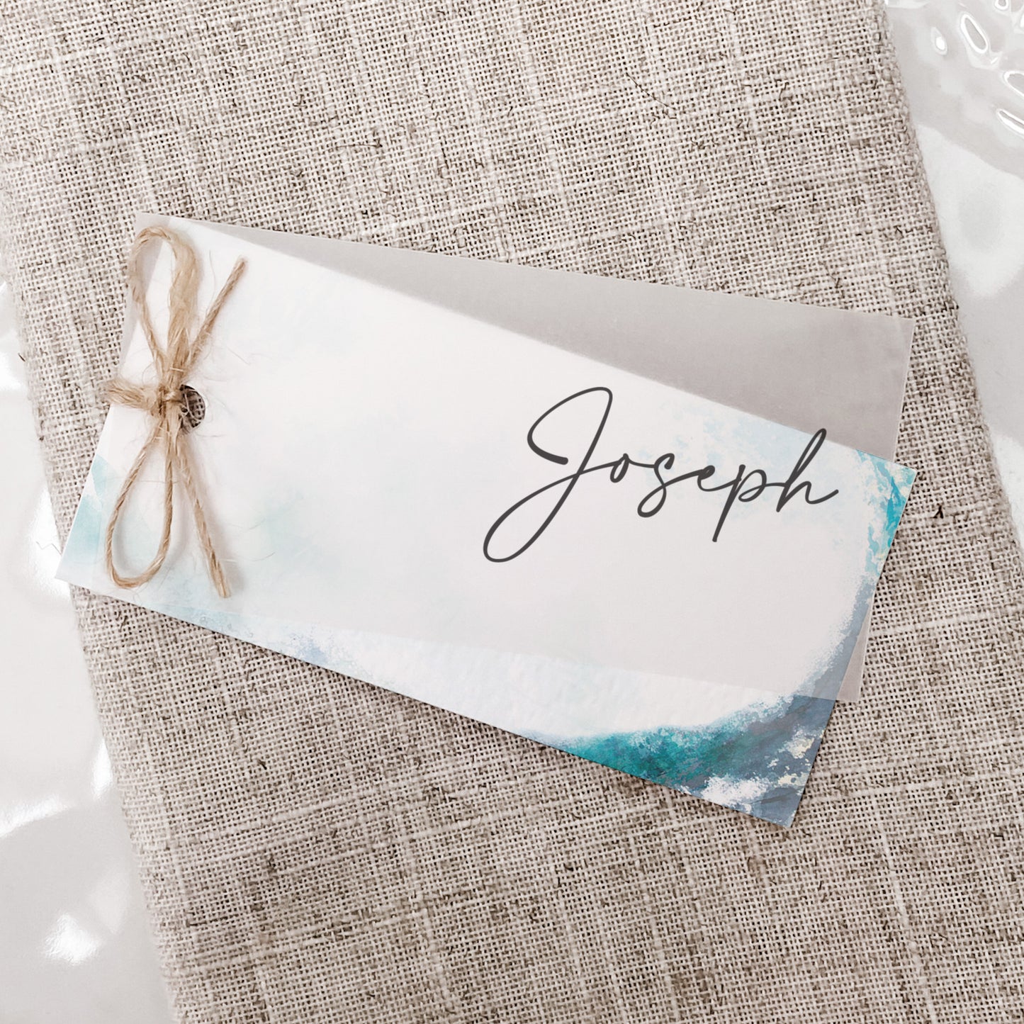 Ocean Road Vellum Place Card