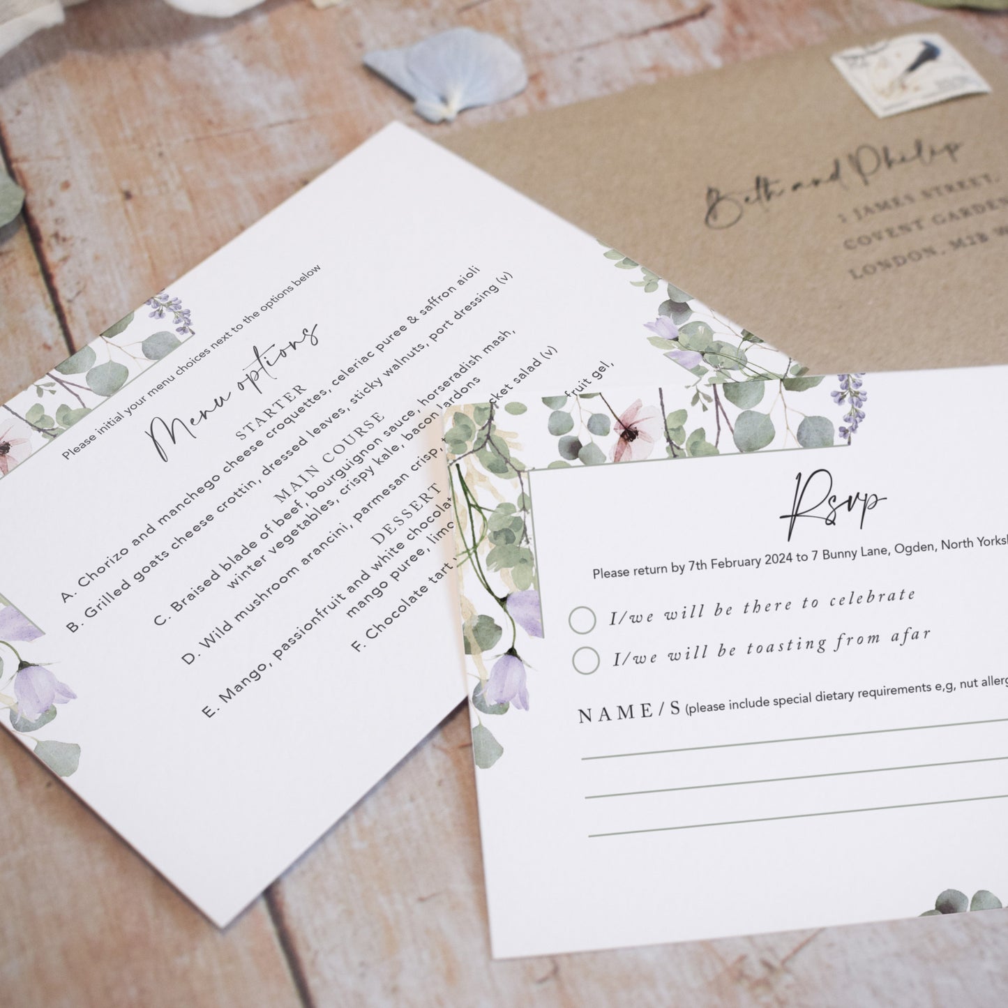 sage green wedding invitations