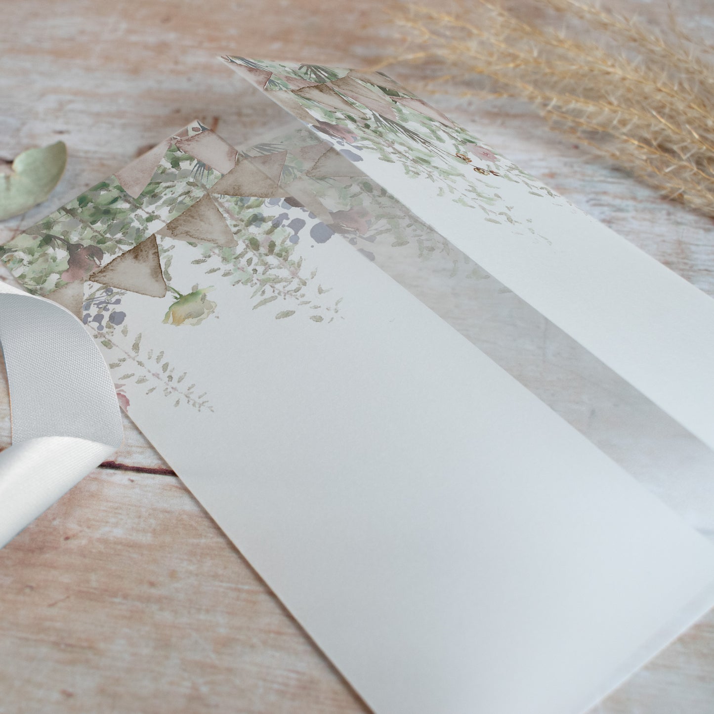 vellum jacket for wedding invitations
