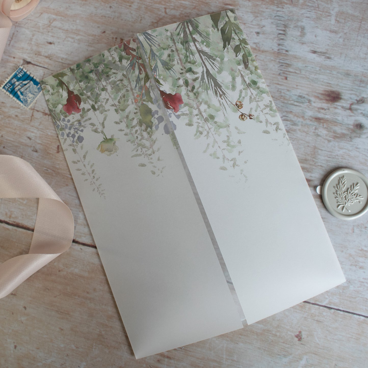 Whimsical Noel Vellum Wrap