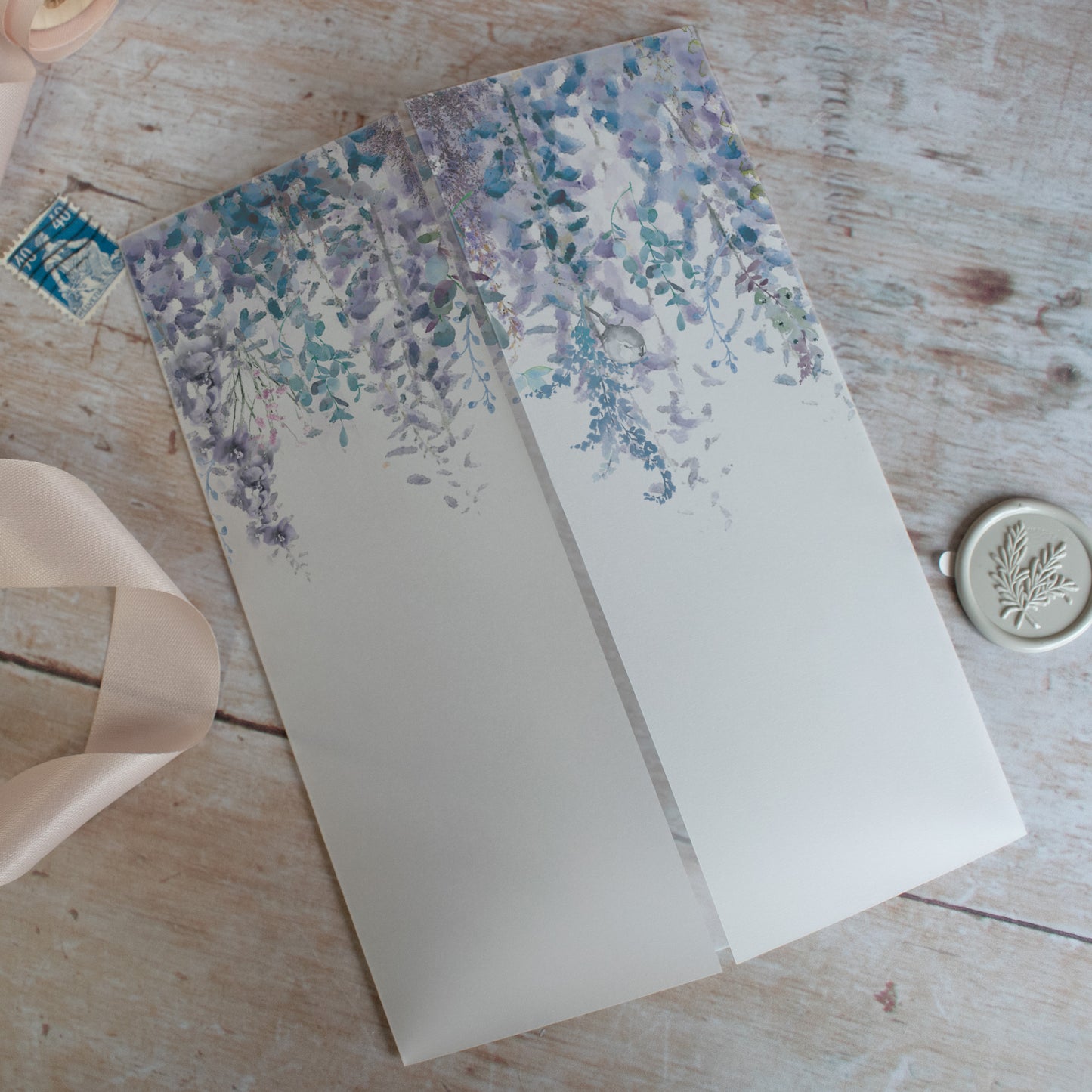 Whimsical Winter Vellum Wrap
