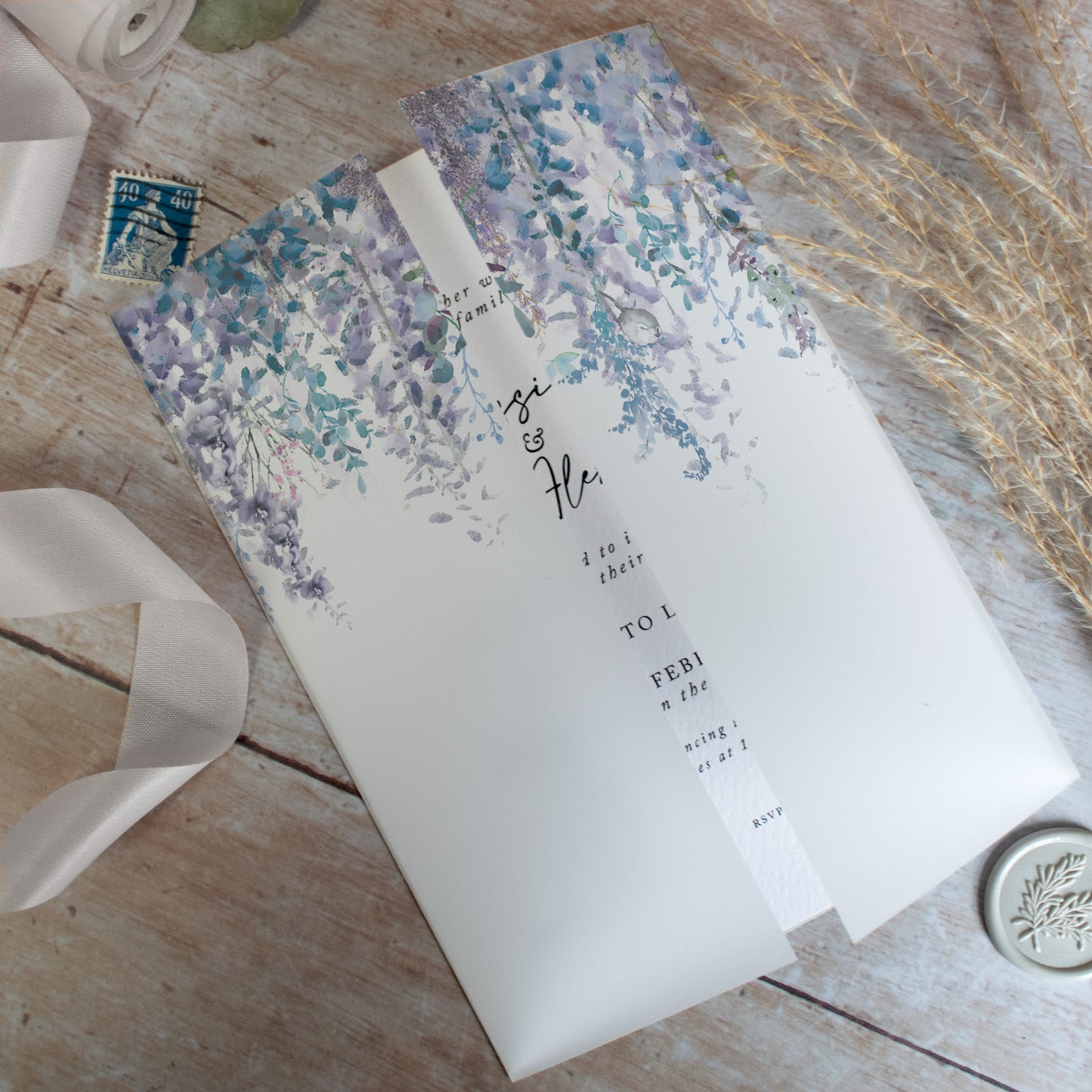 Whimsical Winter Vellum Wrap
