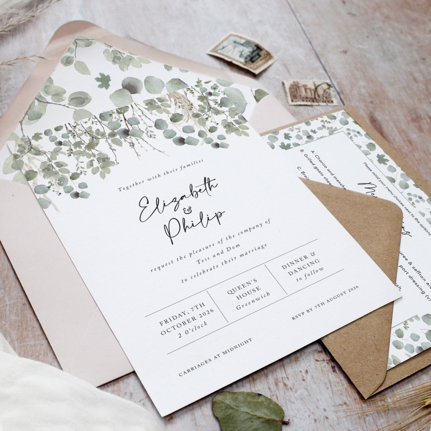 Willow Wedding Invitation
