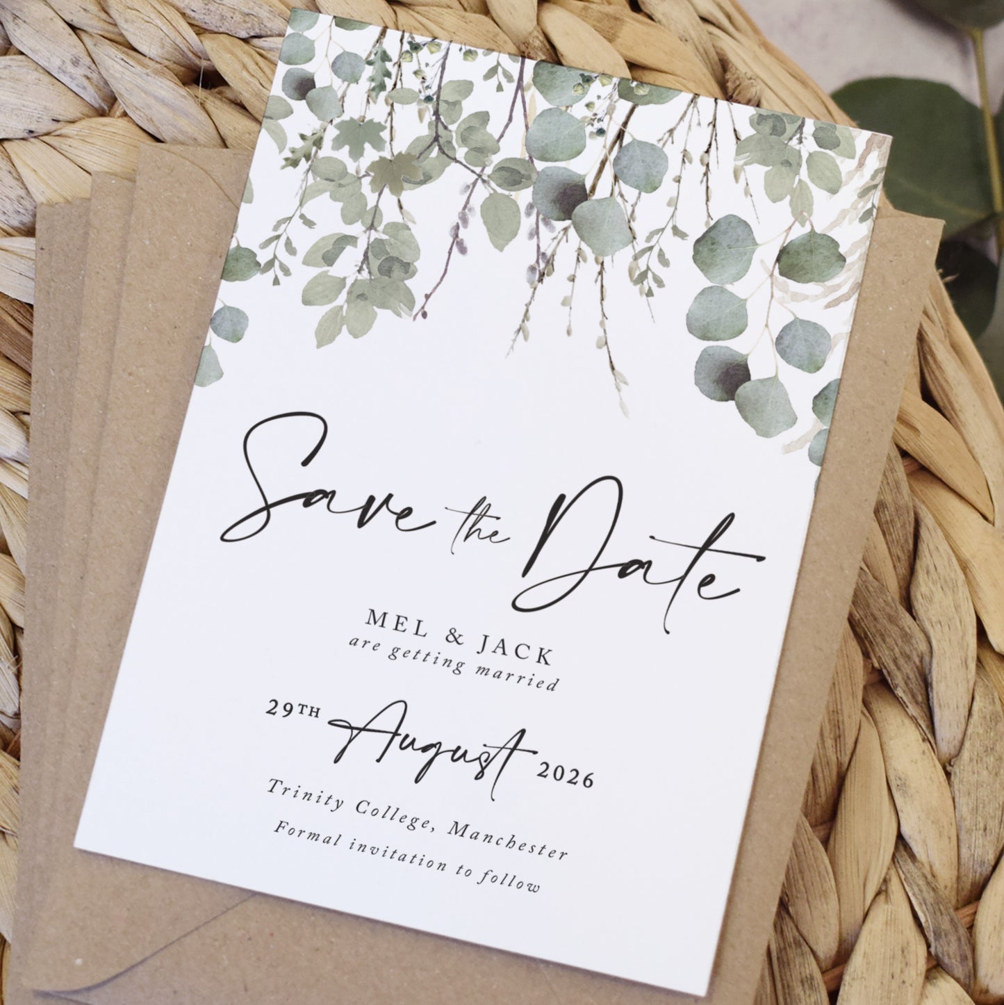 Willow Wedding Save the Date Cards