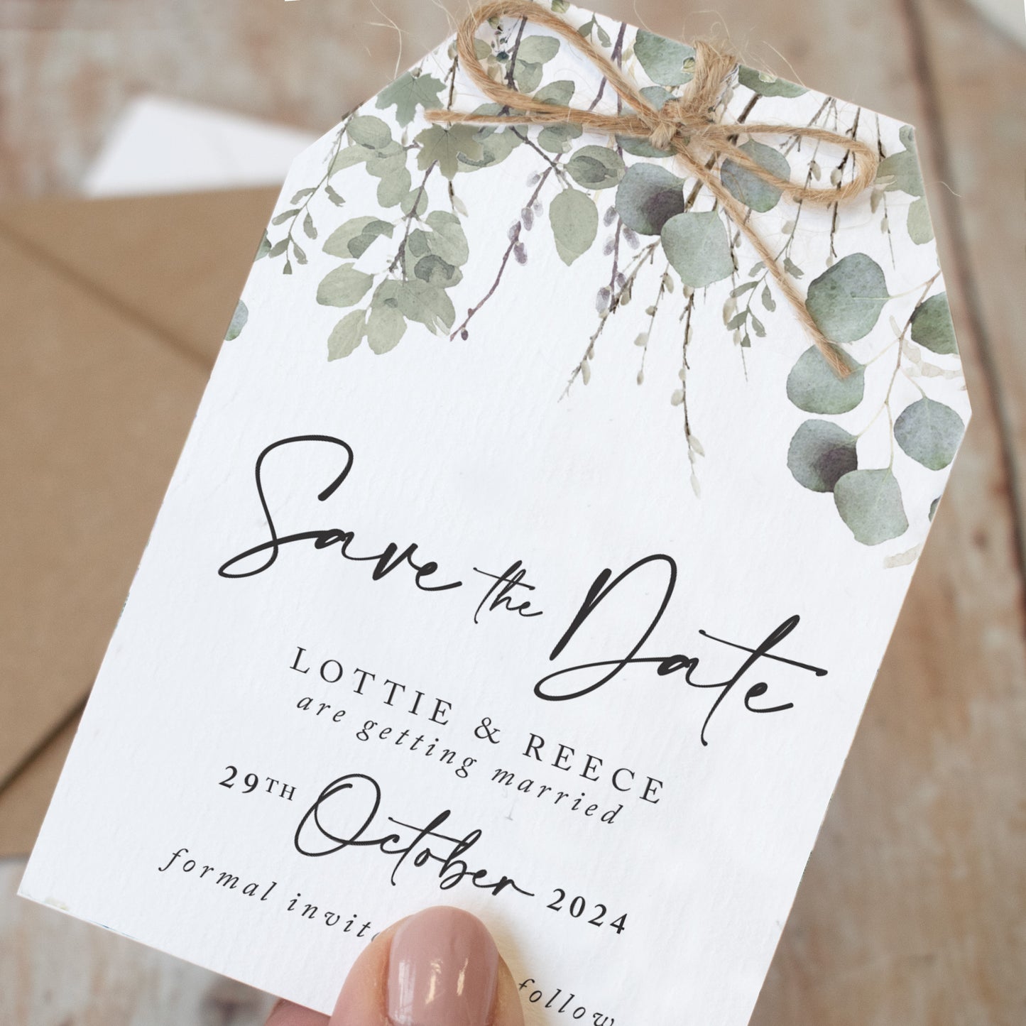 Willow Wedding Save the Date Cards