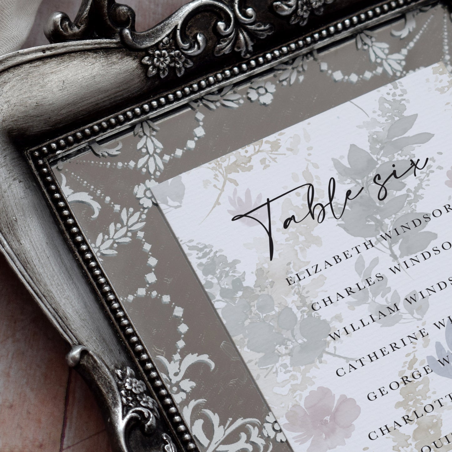 Wedding Seating Plan Cards for a rustic wedding
