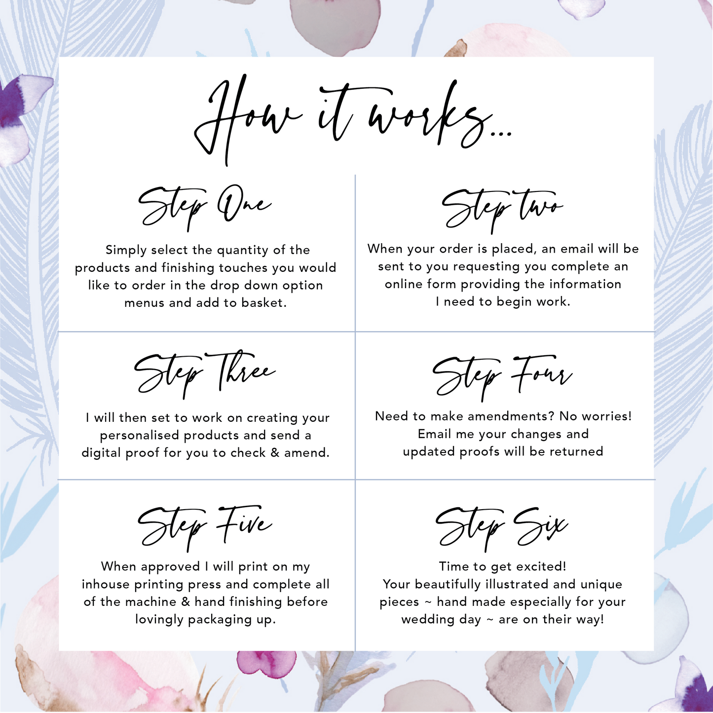 Floral Evening Invitation
