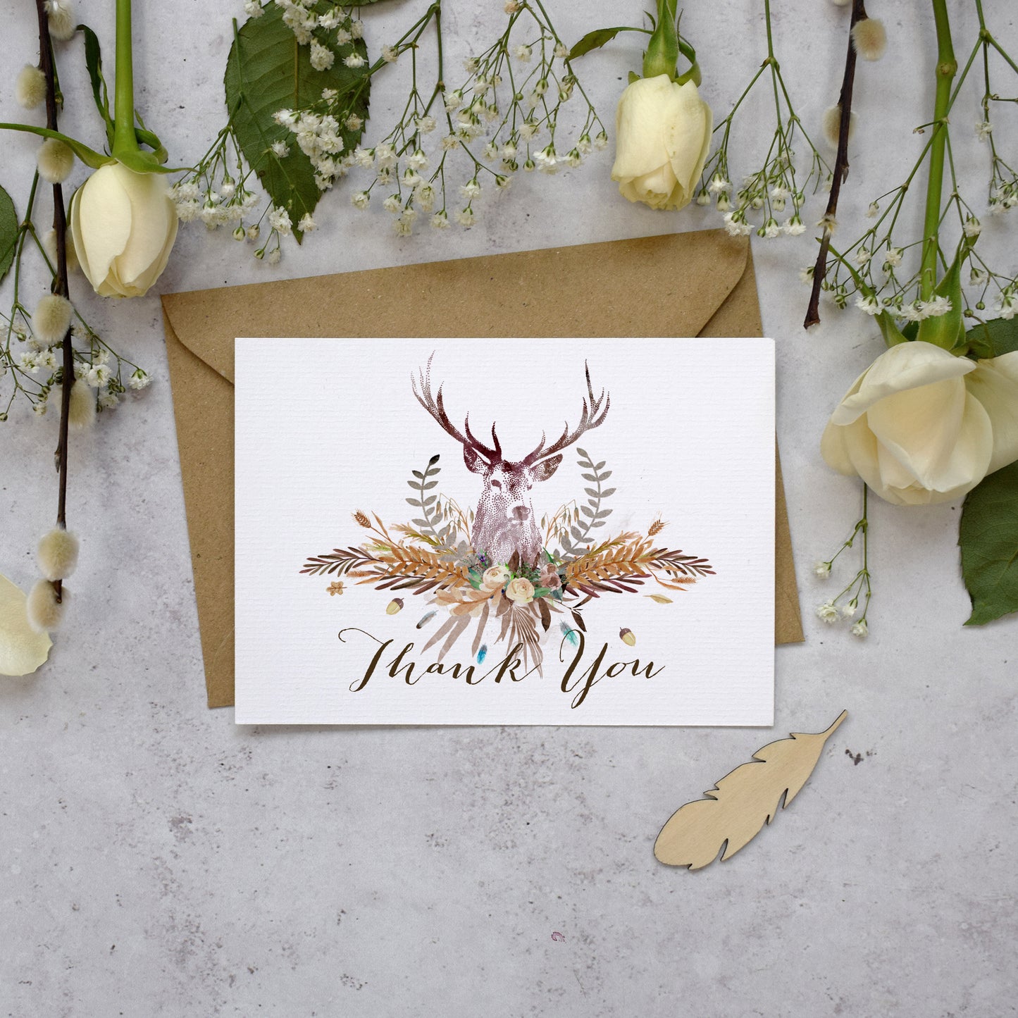 'Highland Autumn' thank you postcards