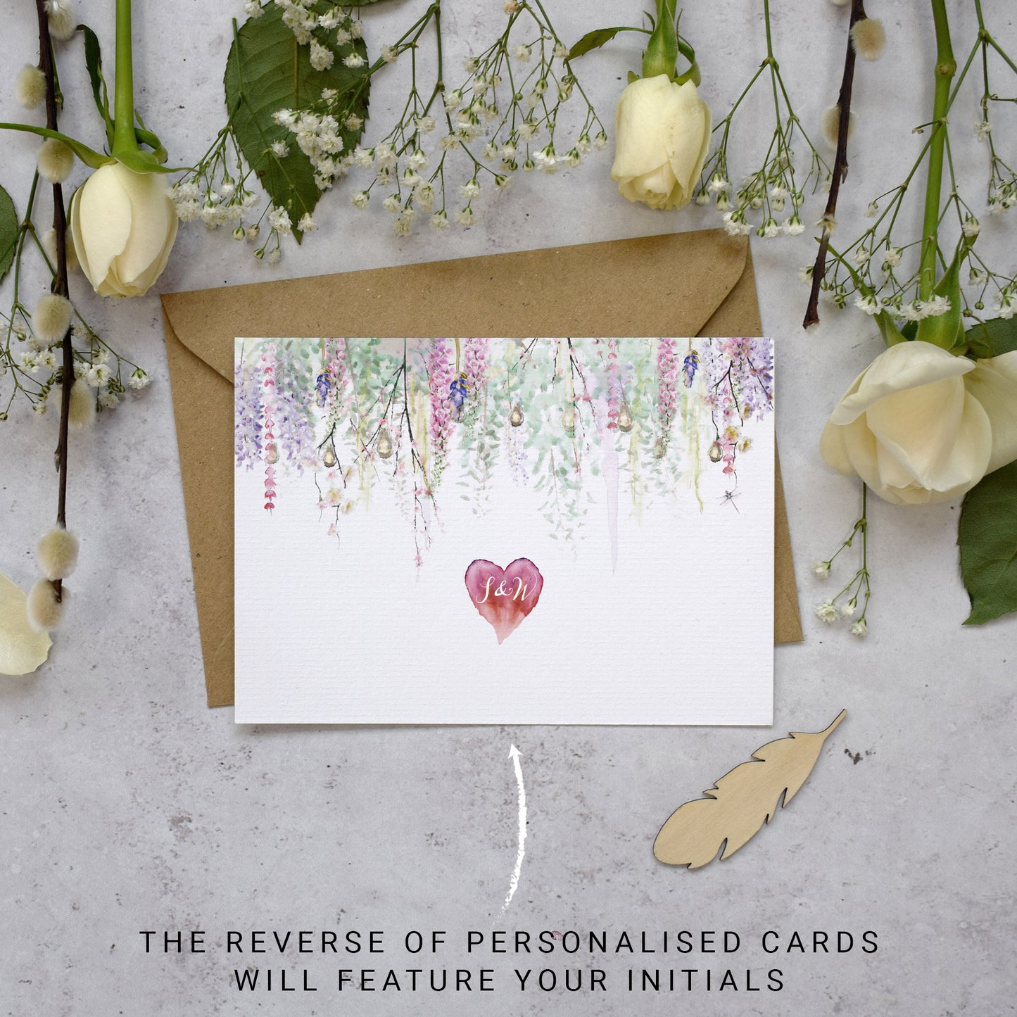 Personalised Photo Whimsical Spring Thank You Cards