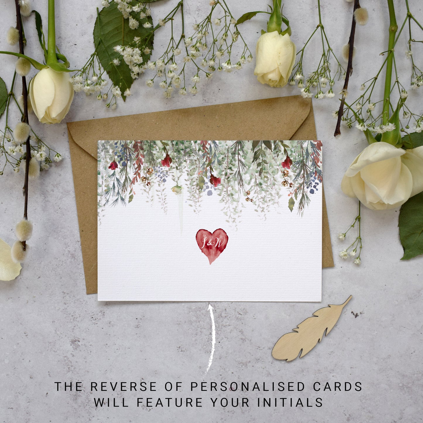 Personalised Photo Whimsical Noel Thank You Cards