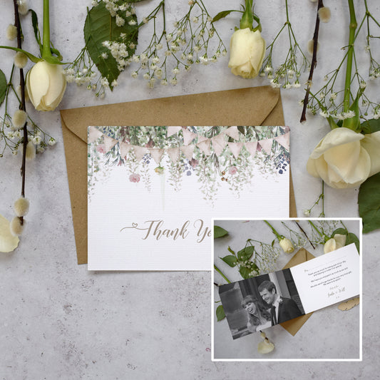 Personalised Photo Whimsical Barn Thank You Cards