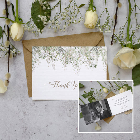 'Whimsical Windsor' wedding thank you cards