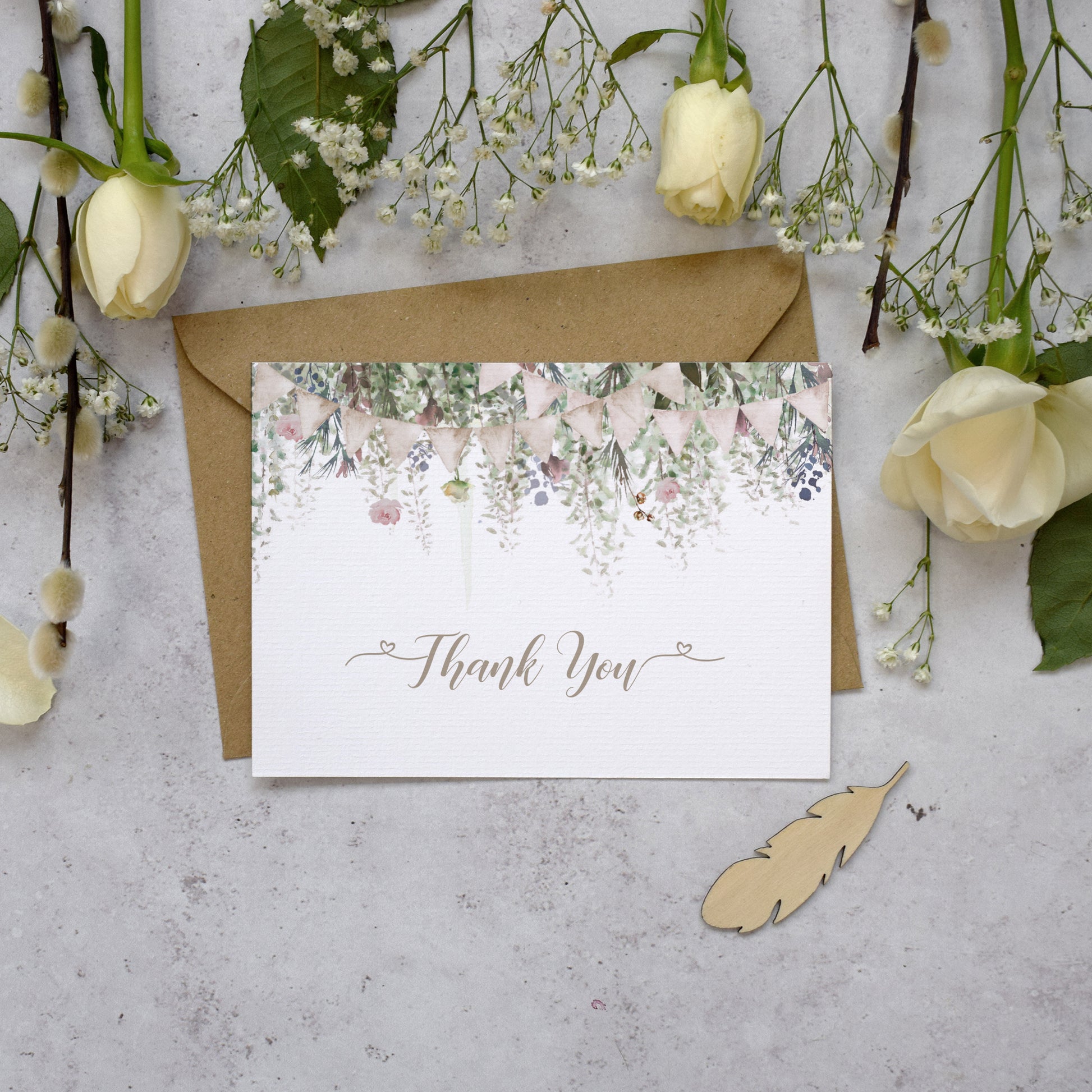 'Whimsical Barn' Wedding Thank You Cards