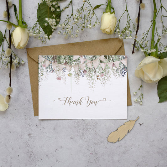 'Whimsical Barn' Wedding Thank You Cards