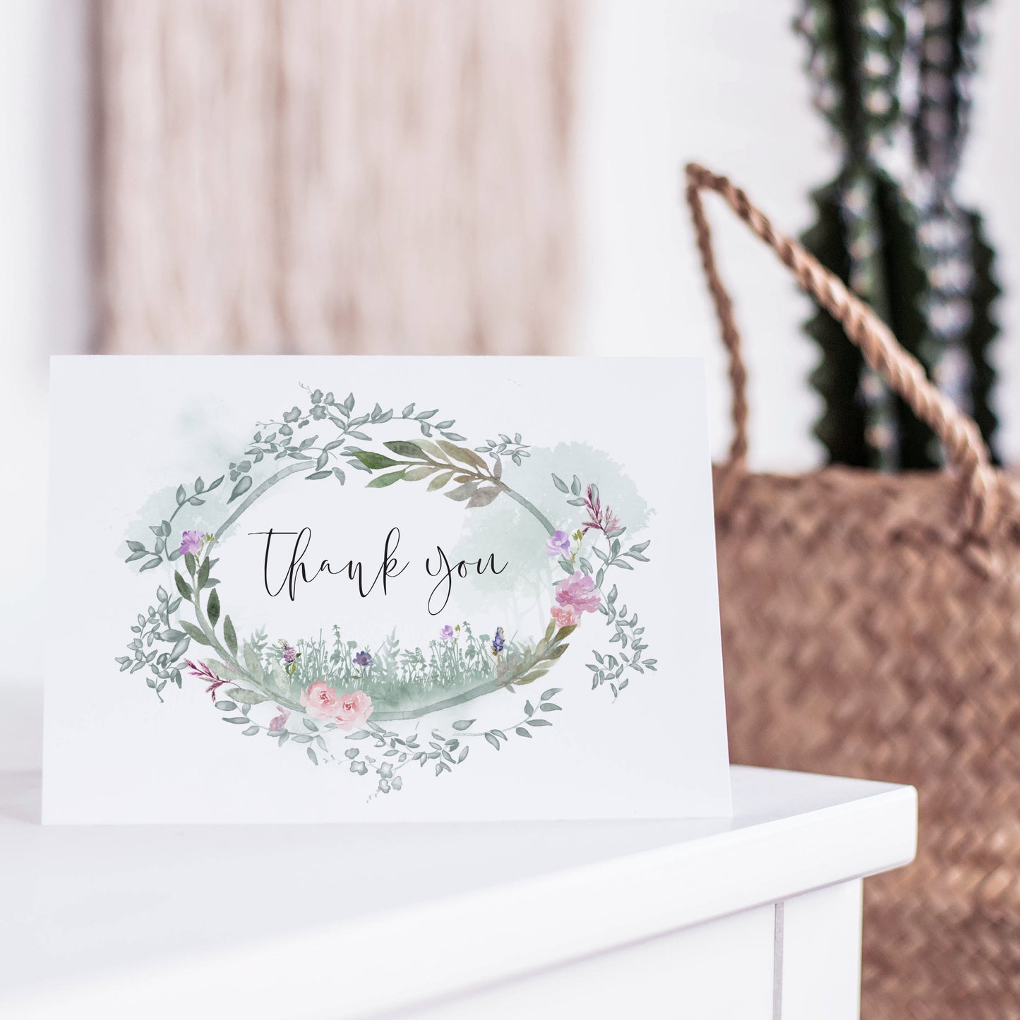 Personalised Photo Secret Garden Thank You Cards
