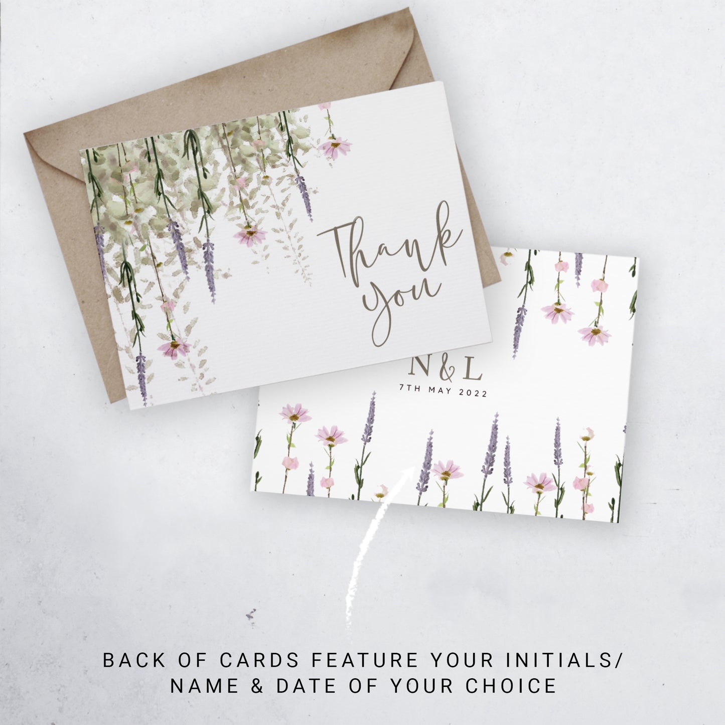 Personalised Photo Wedding Thank You Cards