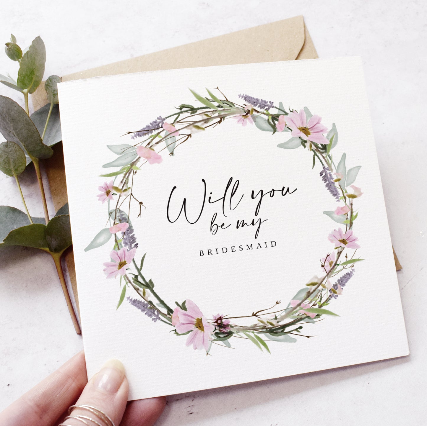 Personalised Will you be my Bridesmaid? card