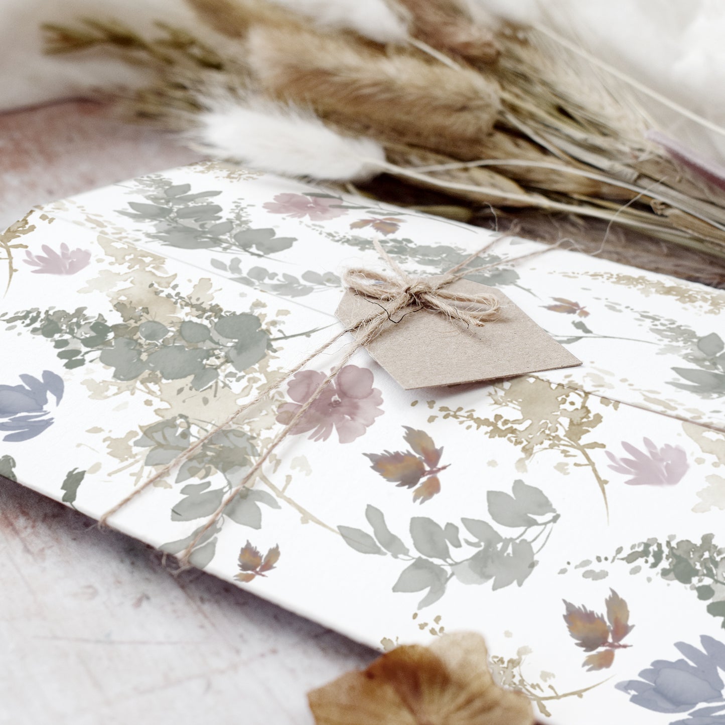 Autumn gatefold wedding invitations