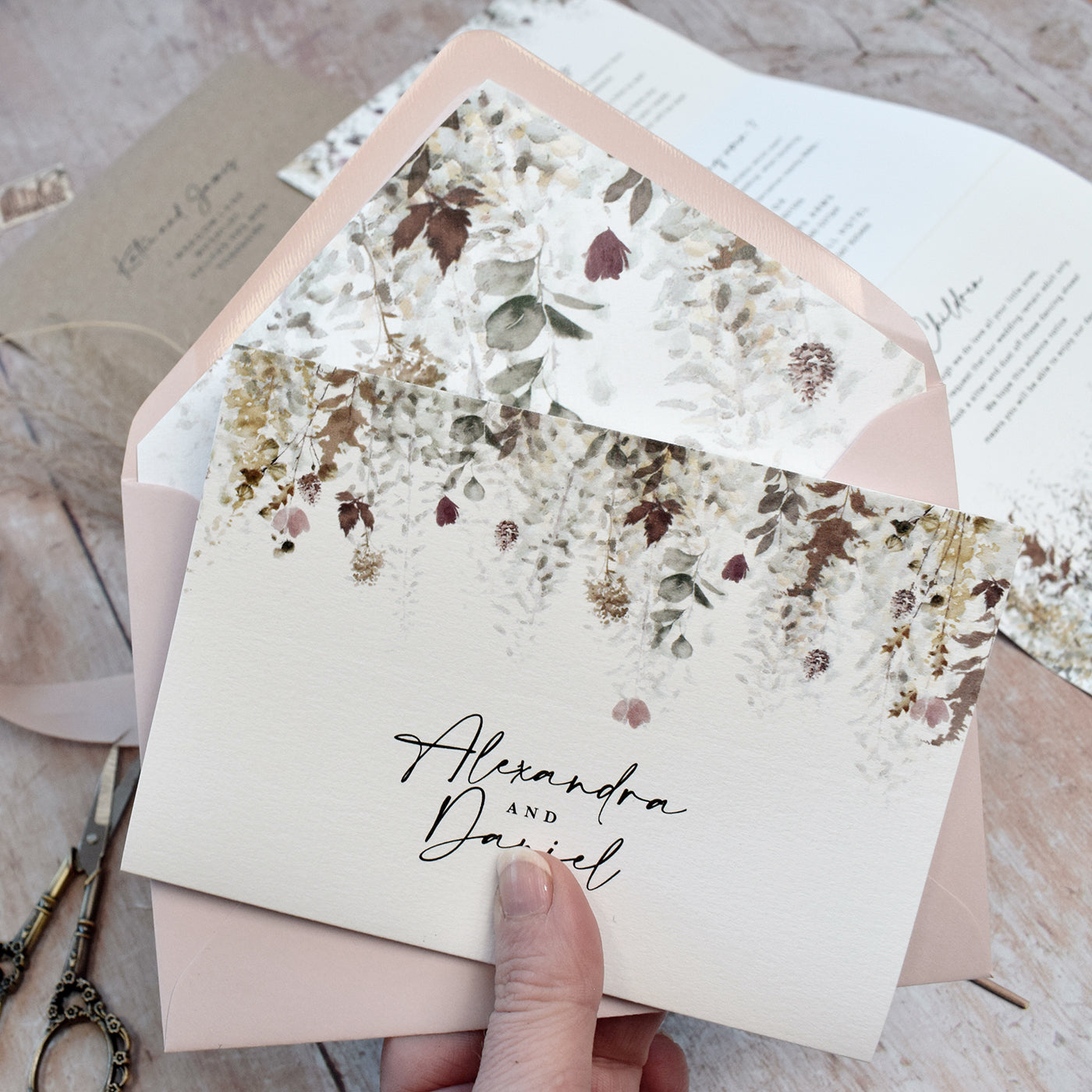 Fall Wedding invitations