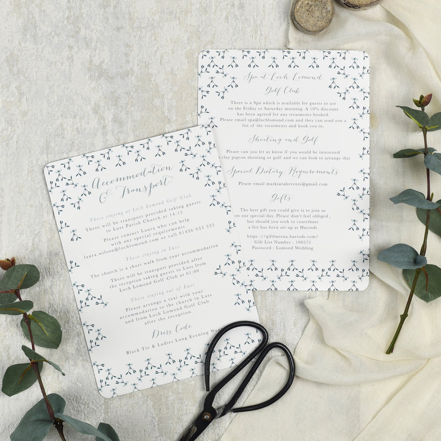 Highland Winter Flat Invitation