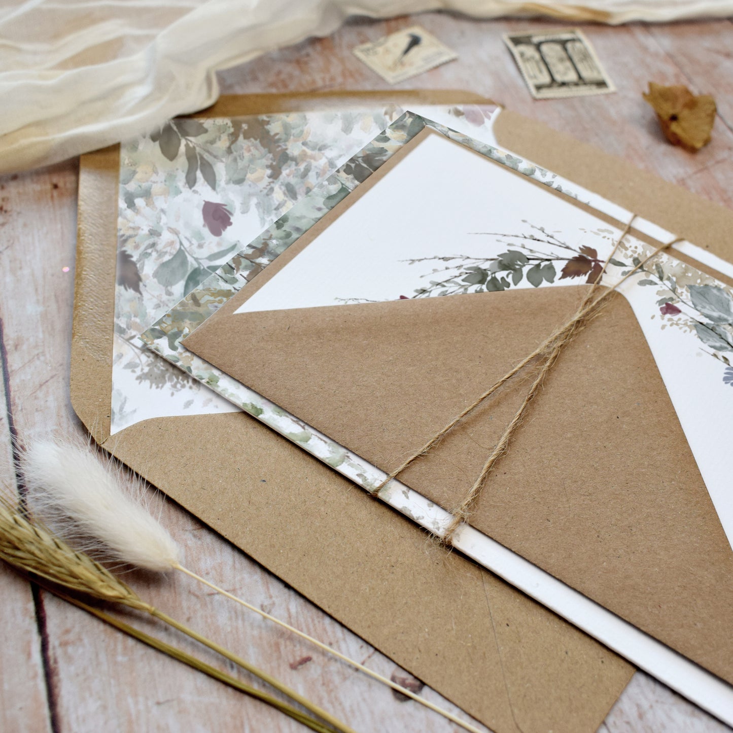 Fall wedding invites