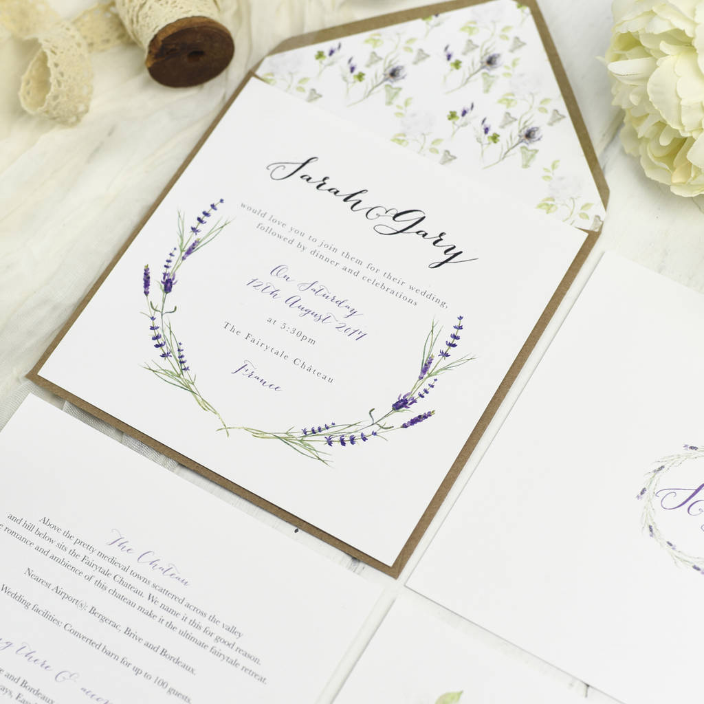 Floral Evening Invitation