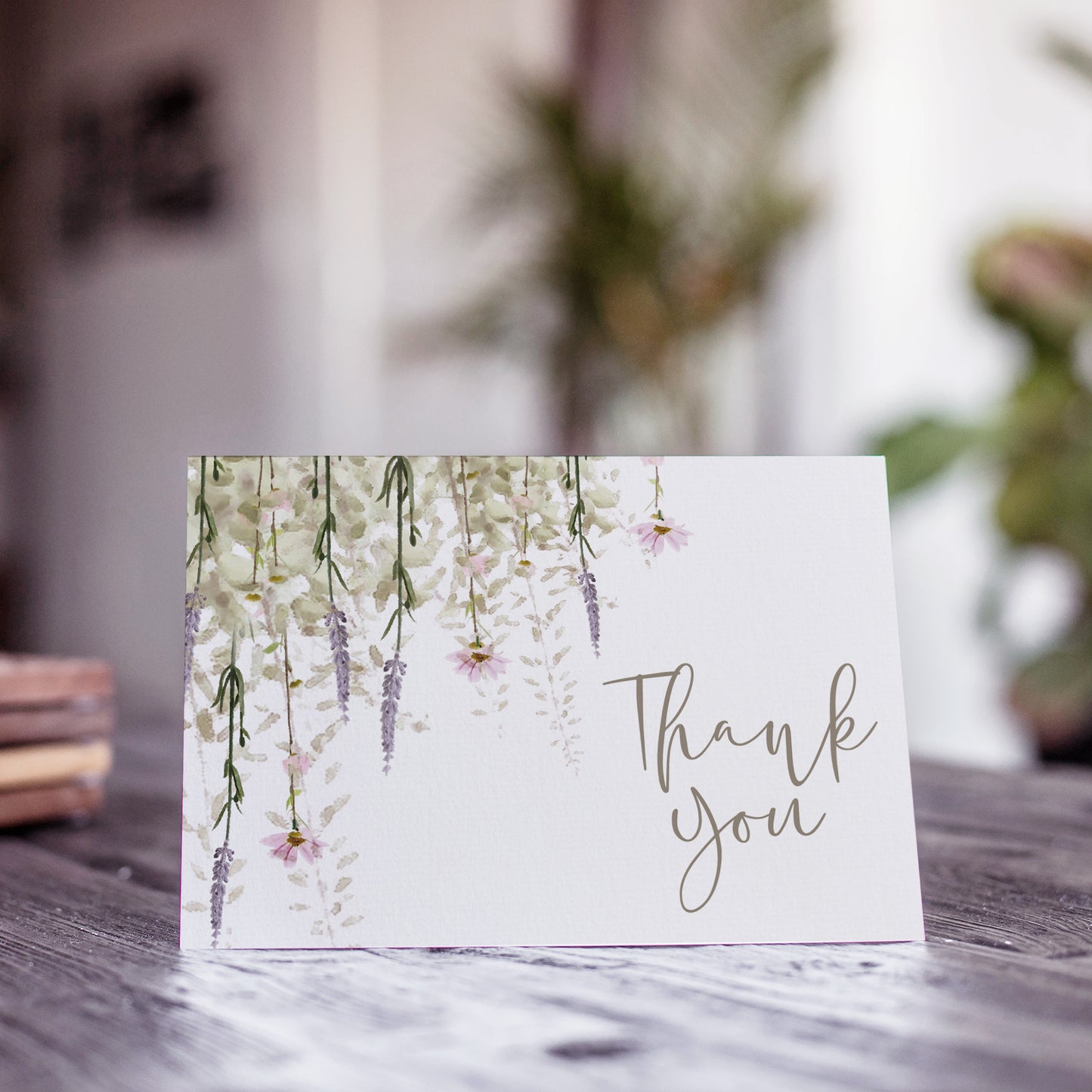 'Whisper' Wedding Photo Thank You Cards