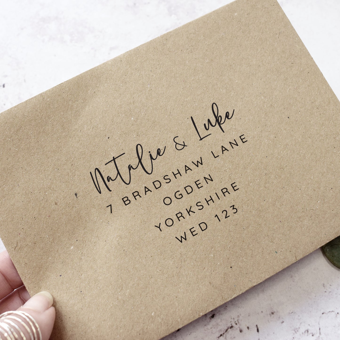 Wildflower 4 Fold Concertina Wedding Invitation