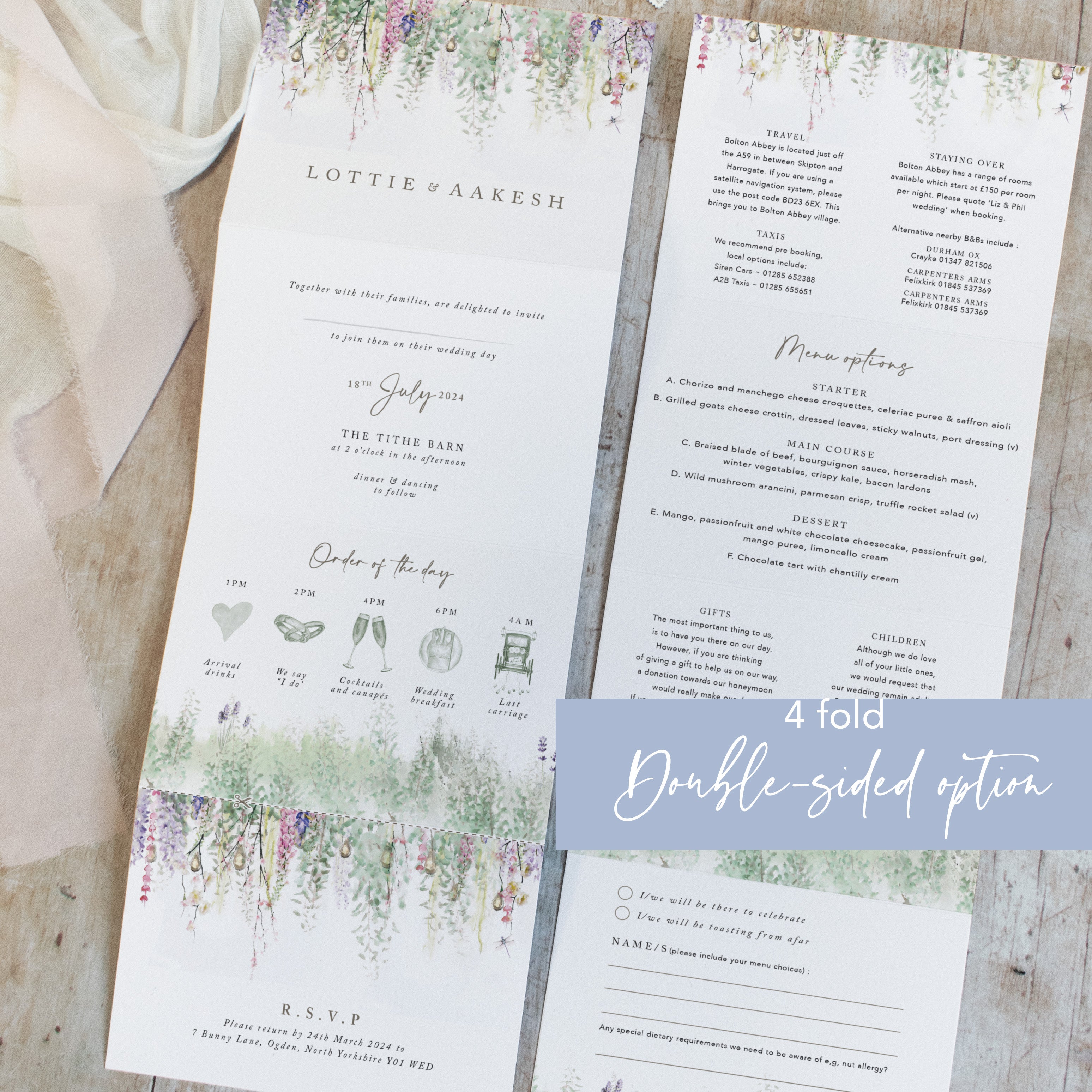 All in deals one wedding invitations