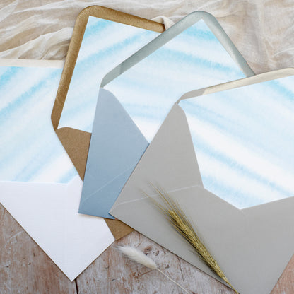 Ocean Road Gatefold Wedding Invitation