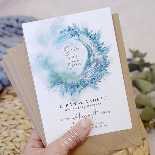 Ocean Road A6 Save the date cards
