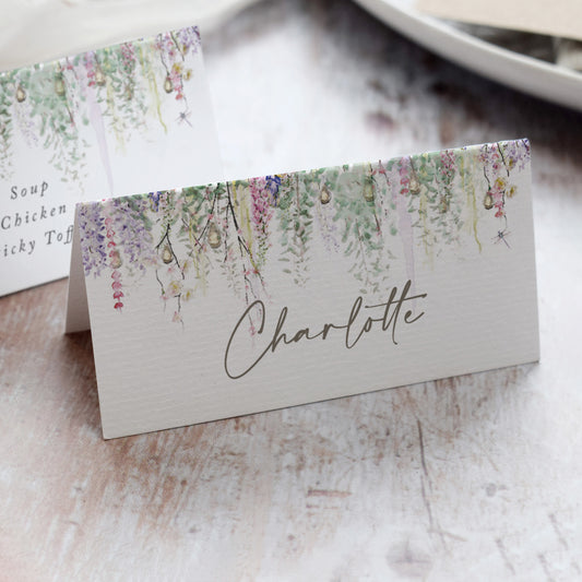 Whimsical Spring Place Cards