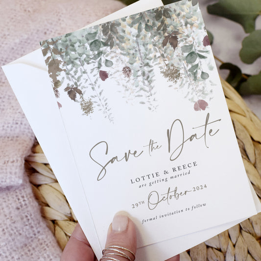 SAMPLE A6 Save the Date