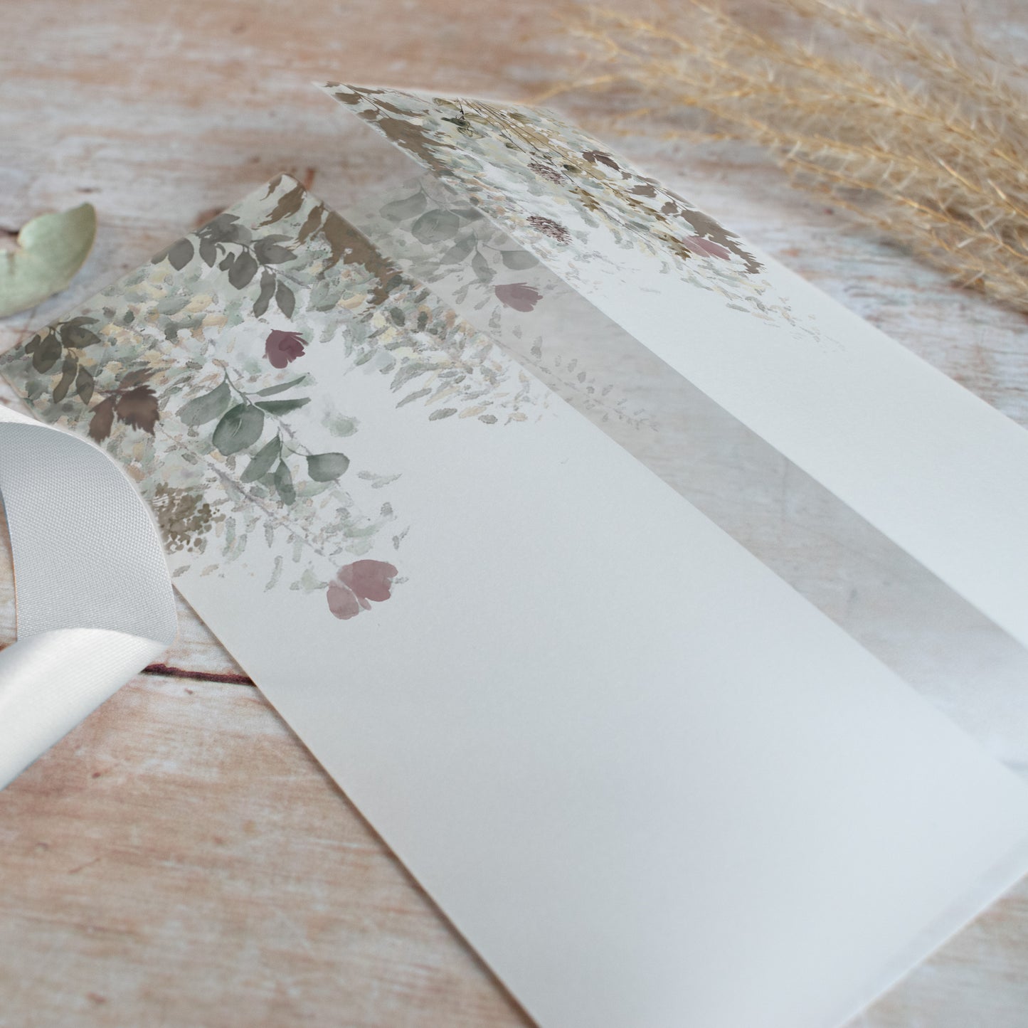 Autumn Foliage Vellum Wrap