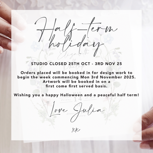 Periwinkle Square Wedding Invitation