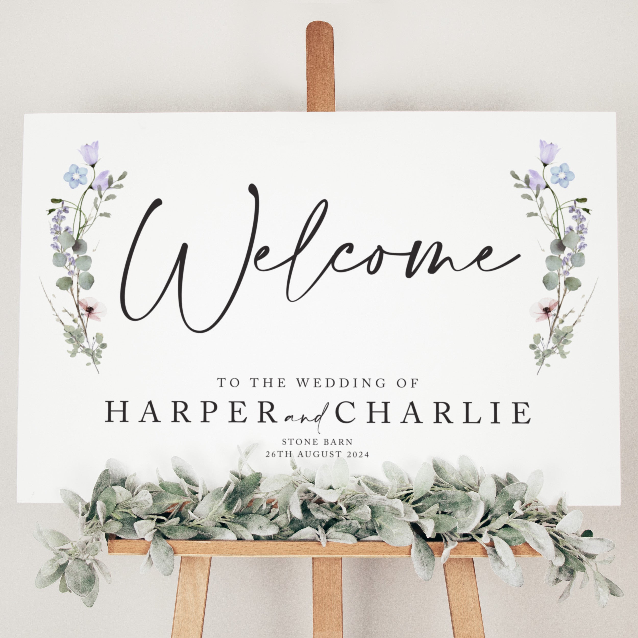 Wedding Welcome Sign – Julia Eastwood