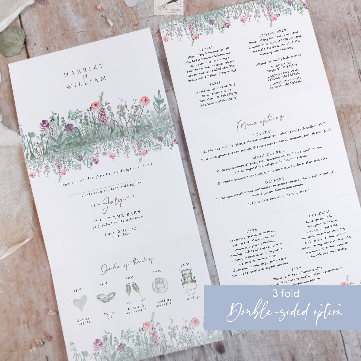 rustic wedding invites for a spring wedding