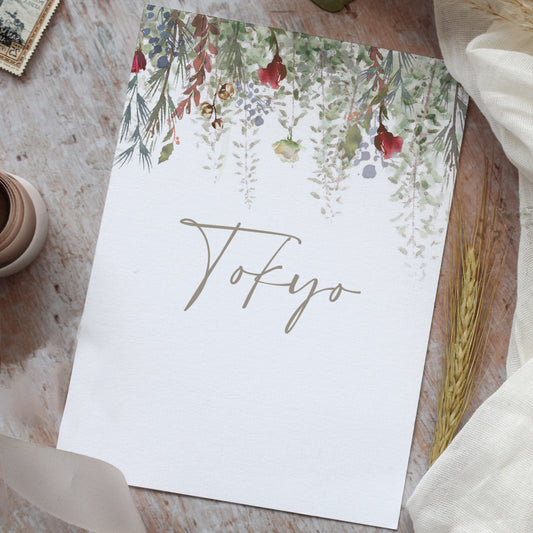 Whimsical Noel Table Name Cards