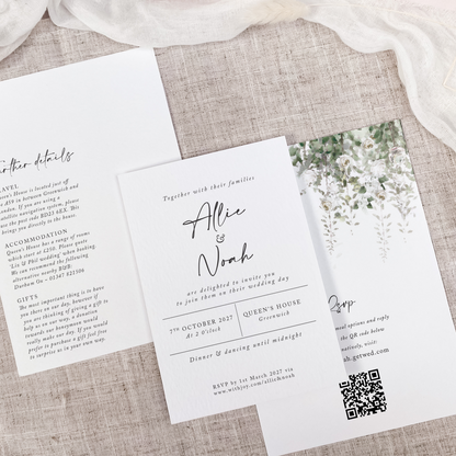Whimsical Windsor Wedding Invitation Stack